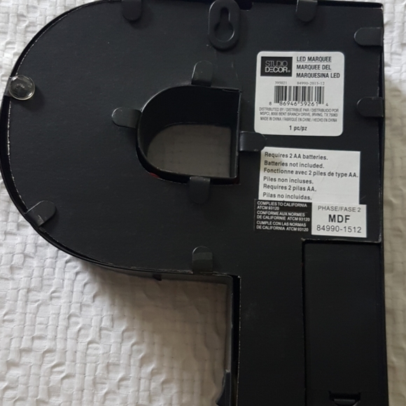 Marquee letter P - Picture 2 of 4